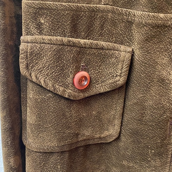 🤎VINTAGE • brown suedette jacket - Picture 3 of 6